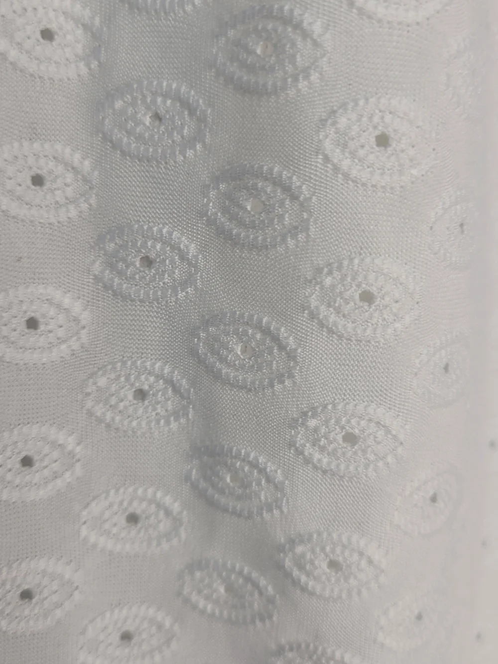 Michael Kors White Off-Shoulder Eyelet Shirt 3X Large